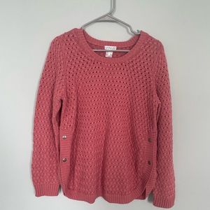 Venus loose knit pink sweater